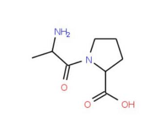 H-D-Ala-Pro-OH HCl (CAS 61430-12-4 (non-salt)) - chemical structure image