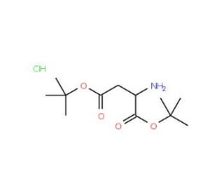 H-D-Asp(tBu)-OtBu Hydrochloride (CAS 135904-71-1) - chemical structure image