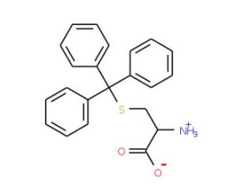H-D-Cys(Trt)-OH (CAS 25840-82-8) - chemical structure image