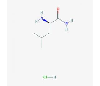 H-D-Leu-NH2 hydrochloride (CAS 80970-09-8) - chemical structure image