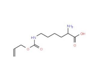 H-D-Lys(Alloc)-OH (CAS 274260-42-3) - chemical structure image