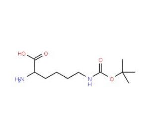 H-D-Lys(Boc)-OH (CAS 31202-69-4) - chemical structure image
