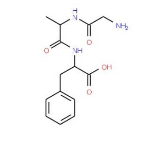 H-Gly-Ala-Phe-OH (CAS 17922-87-1) - chemical structure image
