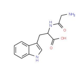 H-Gly-Trp-OH (CAS 2390-74-1) - chemical structure image