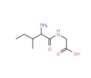 H-Ile-Gly-OH (CAS 868-28-0) - chemical structure image