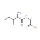 H-Ile-Gly-OH (CAS 868-28-0) - chemical structure image