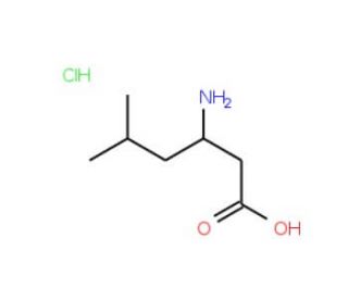 H-L-beta-HLeu-OH Hydrochloride (CAS 96386-92-4) - chemical structure image