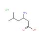 H-L-beta-HLeu-OH Hydrochloride (CAS 96386-92-4) - chemical structure image
