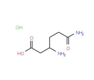 H-L-beta-HomoGln-OH HCl (CAS 336182-05-9) - chemical structure image