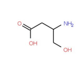 H-L-beta-HSer-OH (CAS 16504-56-6) - chemical structure image