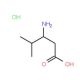 H-L-beta-Leu-OH HCl (CAS 219310-09-5) - chemical structure image