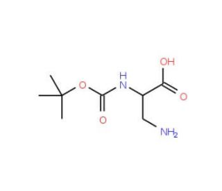 H-L-Dap(Boc)-OH (CAS 74536-29-1) - chemical structure image