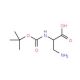 H-L-Dap(Boc)-OH (CAS 74536-29-1) - chemical structure image