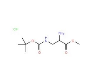 H-L-Dap(Boc)-OMe*HCl (CAS 114559-25-0) - chemical structure image