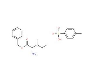 H-L-Ile-OBzl*Tos (CAS 16652-75-8) - chemical structure image