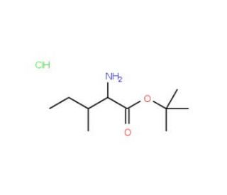 H-L-Ile-OtBu Hydrochloride (CAS 69320-89-4) - chemical structure image