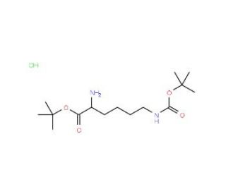 H-L-Lys(Boc)-OtBu*HCl (CAS 13288-57-8) - chemical structure image