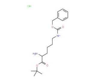 H-L-Lys(Z)-OtBu*HCl (CAS 5978-22-3) - chemical structure image