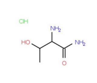 H-L-Thr-NH2*HCl (CAS 33209-01-7) - chemical structure image