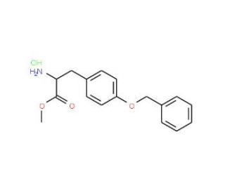 H-L-Tyr(Bzl)-OMe*HCl (CAS 34805-17-9) - chemical structure image