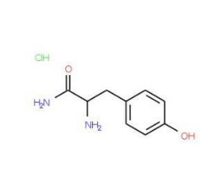H-L-Tyr-NH2 Hydrochloride (CAS 53559-18-5) - chemical structure image
