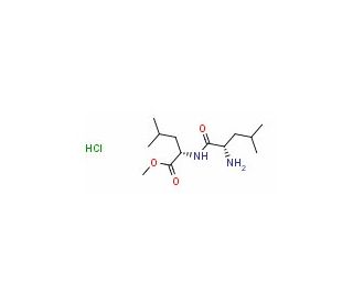 H-Leu-Leu-OMe Hydrochloride (CAS 6491-83-4) - chemical structure image