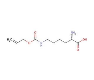 H-Lys(Alloc)-OH (CAS 6298-03-9) - chemical structure image