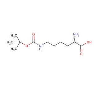H-Lys(Boc)-OH (CAS 2418-95-3) - chemical structure image