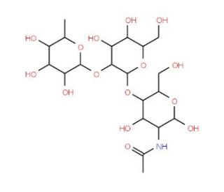 H-Trisaccharide - chemical structure image