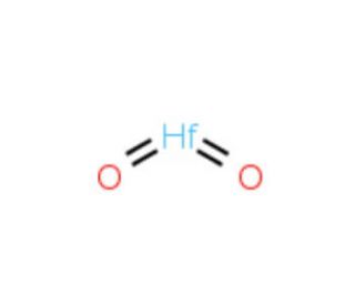 Hafnium(IV) Oxide, Lump (CAS 12055-23-1) - chemical structure image
