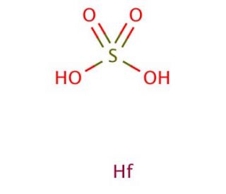 Hafnium(IV) sulfate (CAS 15823-43-5) - chemical structure image