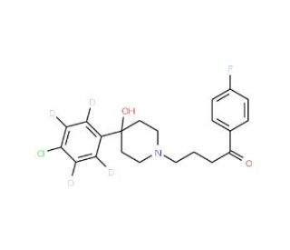 Haloperidol-d4 (CAS 1189986-59-1) - chemical structure image