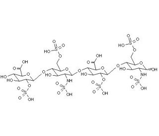 Heparin derived Tetrasaccharide ammonium salt (CAS 61844-85-7) - chemical structure image