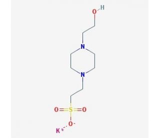 HEPES potassium salt (CAS 82207-62-3) - chemical structure image