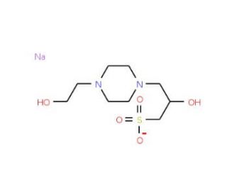 HEPPSO sodium salt (CAS 89648-37-3) - chemical structure image