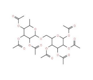Hepta-O-acetylrutinose (CAS 29202-64-0) - chemical structure image