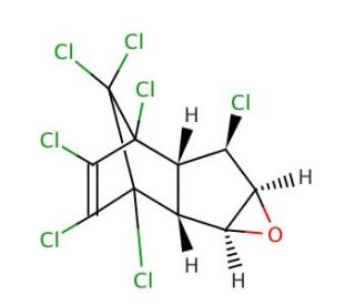Heptachlor epoxide (CAS 1024-57-3) - chemical structure image