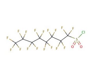 Heptadecafluoro-1-octanesulfonyl chloride (CAS 423-60-9) - chemical structure image