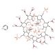 Heptakis(6-O-sulfo)-β-cyclodextrin Tetradecaacetate Heptapyridium Salt (CAS 196398-65-9) - chemical structure image