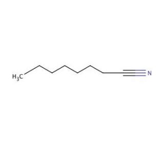 Heptyl cyanide (CAS 124-12-9) - chemical structure image