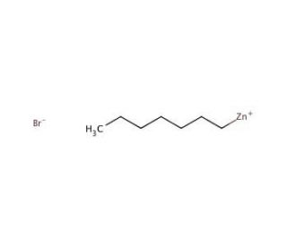 Heptylzinc bromide solution (CAS 7608-06-2) - chemical structure image