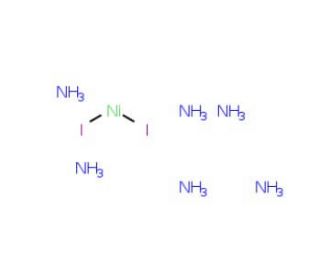 Hexaamminenickel(II) iodide (CAS 13859-68-2) - chemical structure image
