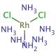 Hexaammineruthenium(II) chloride (CAS 15305-72-3) - chemical structure image