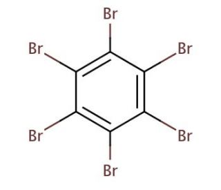 Hexabromobenzene (CAS 87-82-1) - chemical structure image