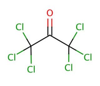 Hexachloro-2-propanone (CAS 116-16-5) - chemical structure image