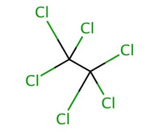Hexachloroethane (CAS 67-72-1) - chemical structure image