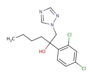Hexaconazole (CAS 79983-71-4) - chemical structure image