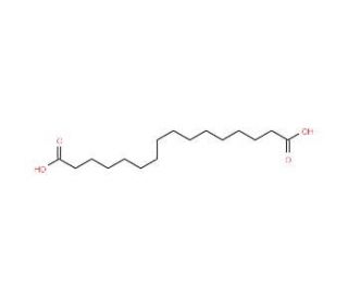 Hexadecanedioic acid (CAS 505-54-4) - chemical structure image