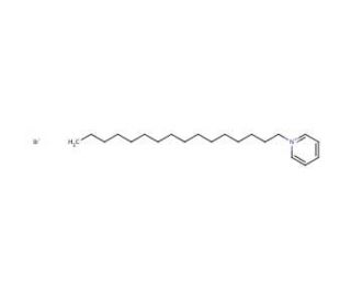 Hexadecylpyridinium bromide (CAS 140-72-7) - chemical structure image