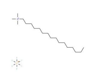 Hexadecyltrimethylammonium Hexafluorophosphate (CAS 101079-29-2) - chemical structure image